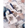 Cryspo Trio Salatiera Porselanis 24x24ek 'Quadro Off White' 5530012
